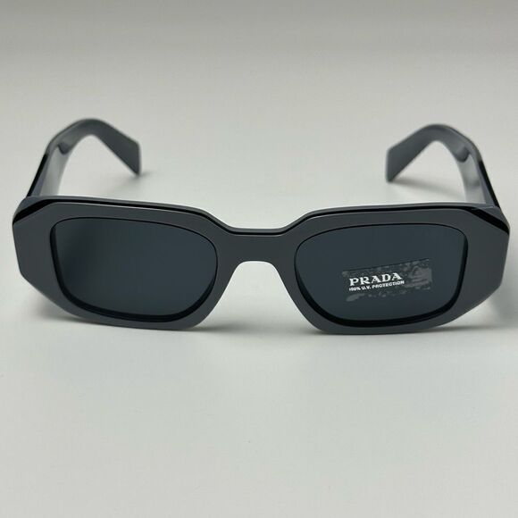 NEW PRADA Sunglasses PR17WS 11N09T Marble Black Grey Unisex main image 5